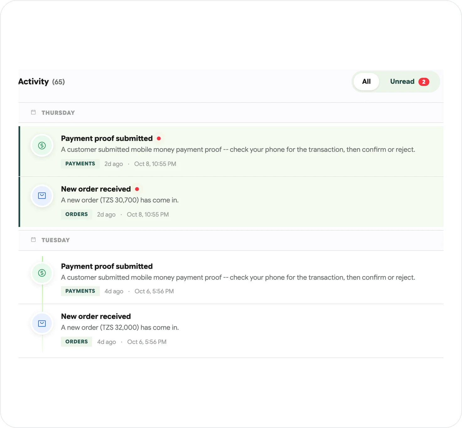Notifications in Apilox PRO